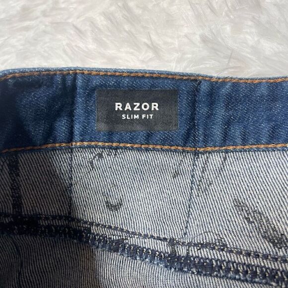 Denham Razor Slim Jeans Selvedge Mens Size W31 L32 Blue Denim Stretch - Picture 4 of 12